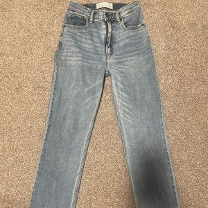 Abercrombie and Fitch: Ultra High Rise 90s Straight Jeans